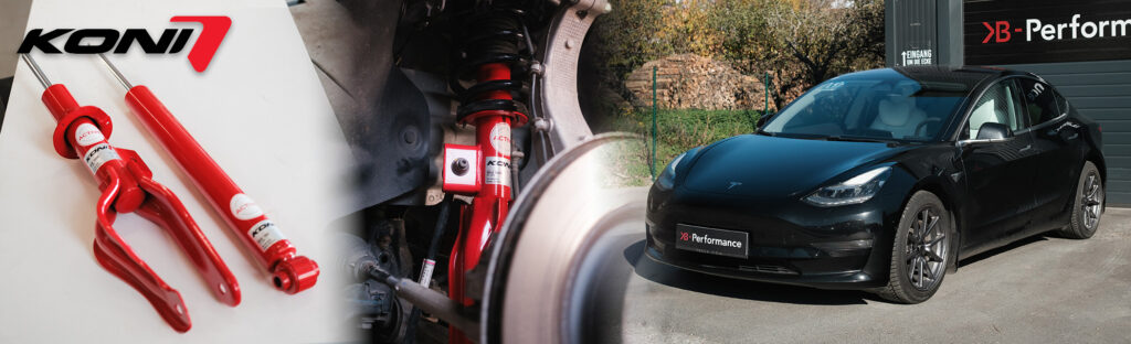 Koni Komfort Fahrwerk by Reber für Tesla Model 3